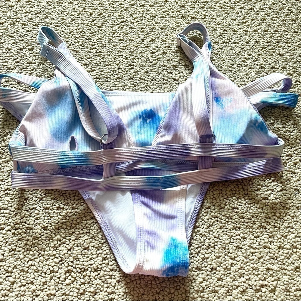2 Piece Tie Dye Bikini Swimsuit - Picture 2 of 2